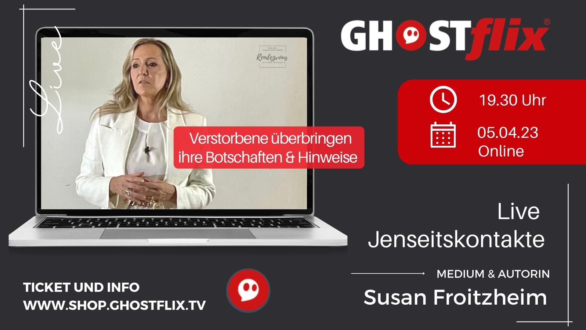Live-Jenseitskontakte exklusiv für GHOSTflix Mitglieder