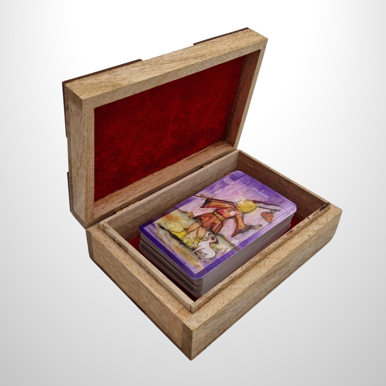 Tarot selbst legen lernen – Komplettset mit Karten, Holzbox & Videokurs